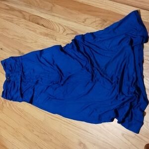 🙋Nice Collection blue strapless dress long - stretch to fit M to L
